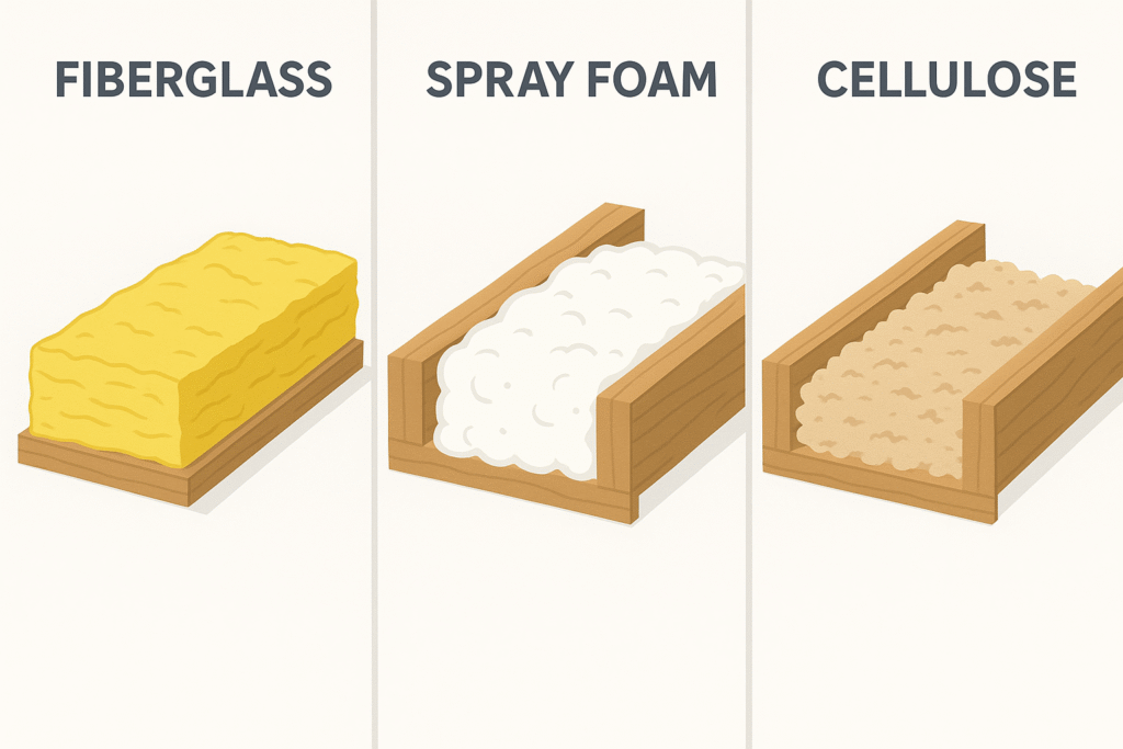 Spray Foam vs Fiberglass
