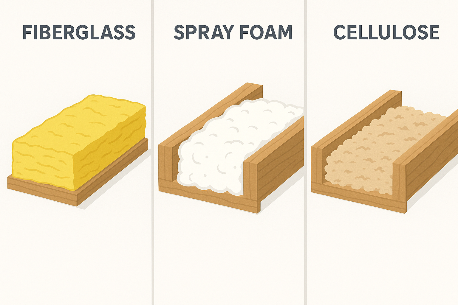 Spray Foam vs Fiberglass